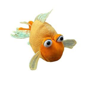 Webkinz Fantail Goldfish Plush GANZ Sparkle Fish No Hang Tag Rare Retired